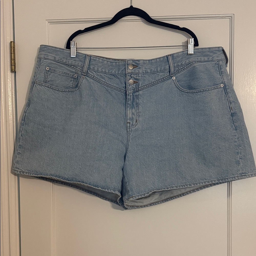 Madewell Light Blue Denim Women's Shorts 22W